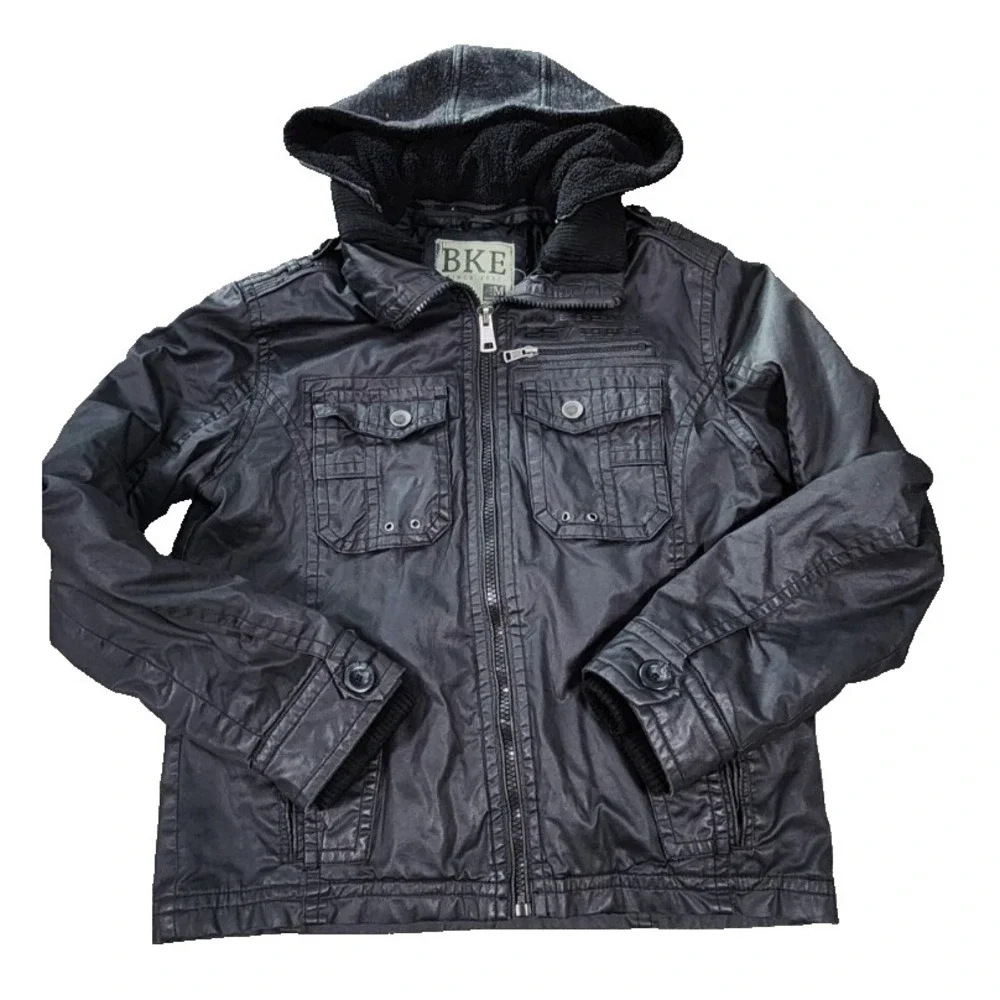 BKE Slim Fit N.Ville Speedway 257 Jacket‎ Size M